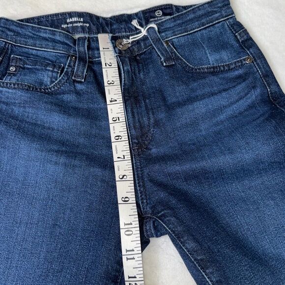 AG Isabelle High Rise Straight Crop Jeans Womens Size 23 - Picture 7 of 11